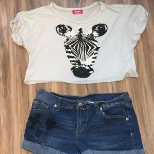 🦓🦓🦓Zebra Crop Top🖤